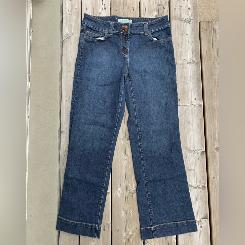 Denver Hayes Contemporary Fit Flared Stretchy Jeans Size 10